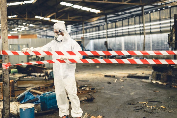 Professional Infectious Disease Decontamination technician working in Paisley, FL